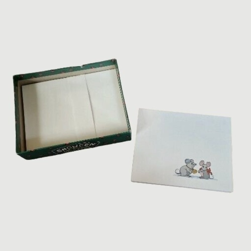 Vintage Snowden Christmas Greeting Cards With White Envelopes 12 Ct 1998 No Lid